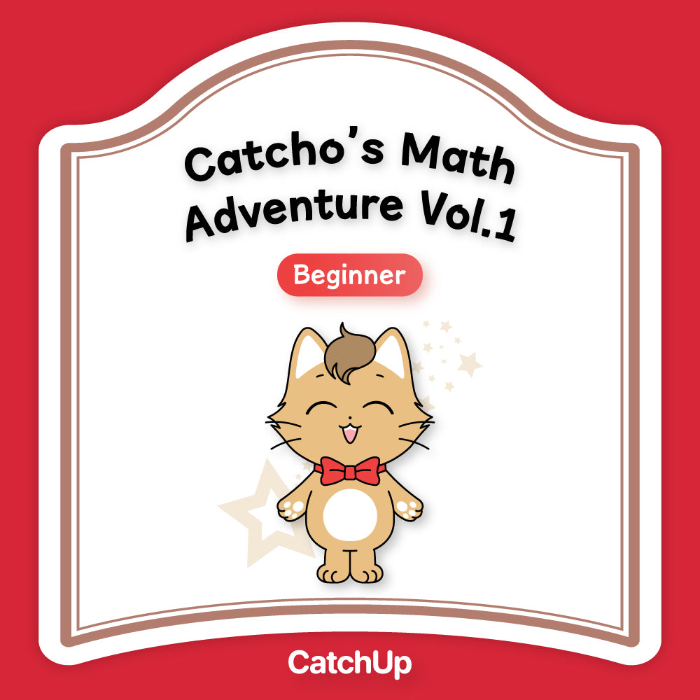 Catcho's Math Adventure Vol.1 (Beginner) Pre-K to Kindergarten