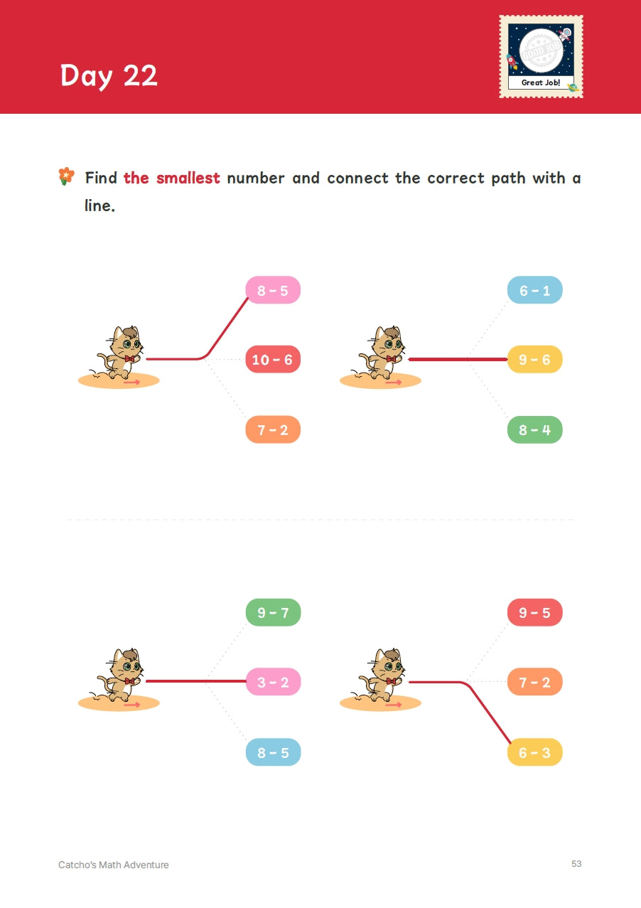 Catcho's Math Adventure Vol.1 (Legend) Pre-K to Kindergarten