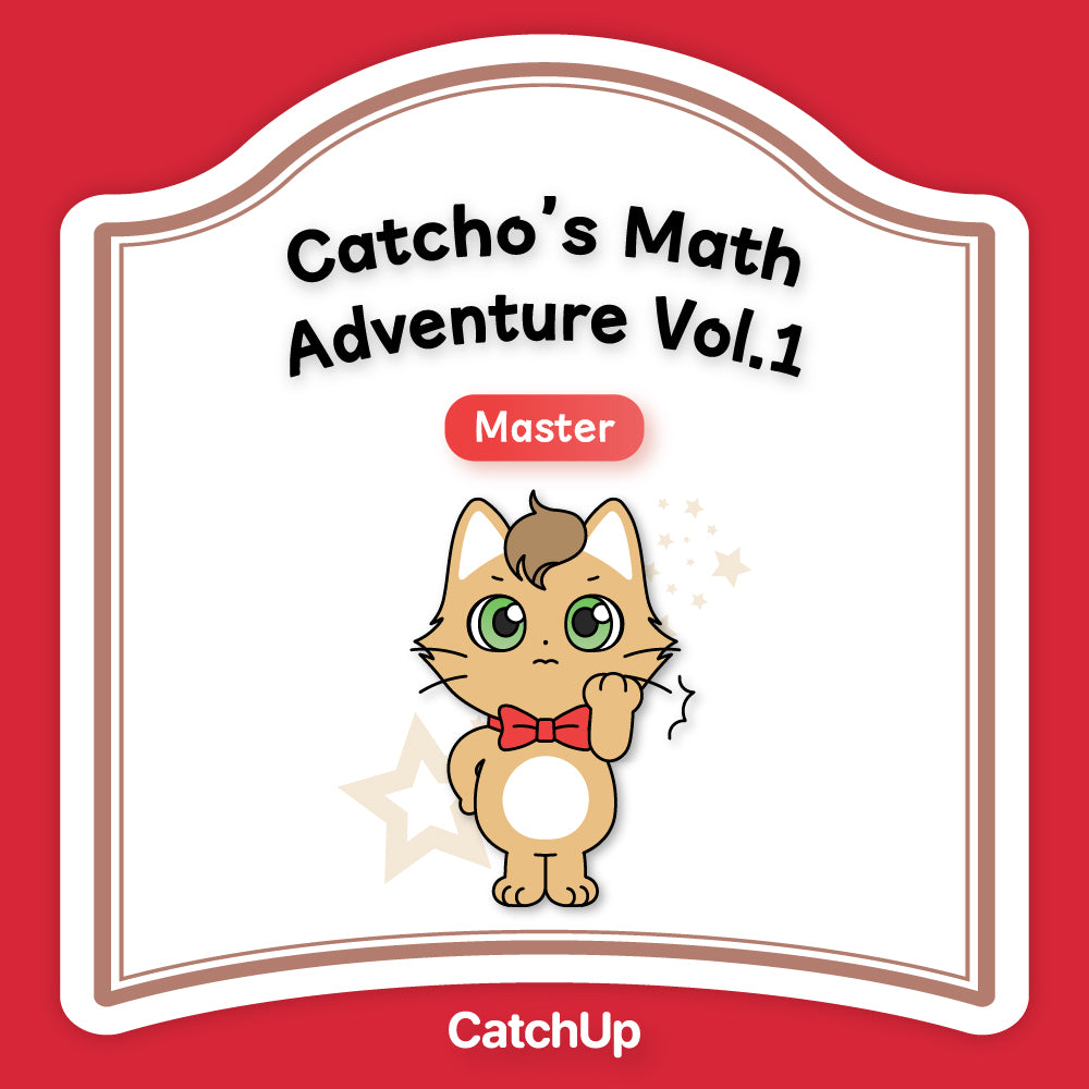Catcho's Math Adventure Vol.1 (Master) Pre-K to Kindergarten