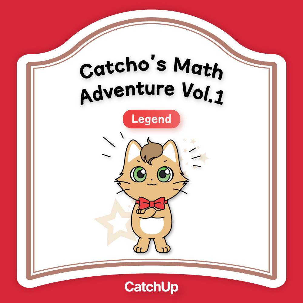 Catcho's Math Adventure Vol.1 (Legend) Pre-K to Kindergarten