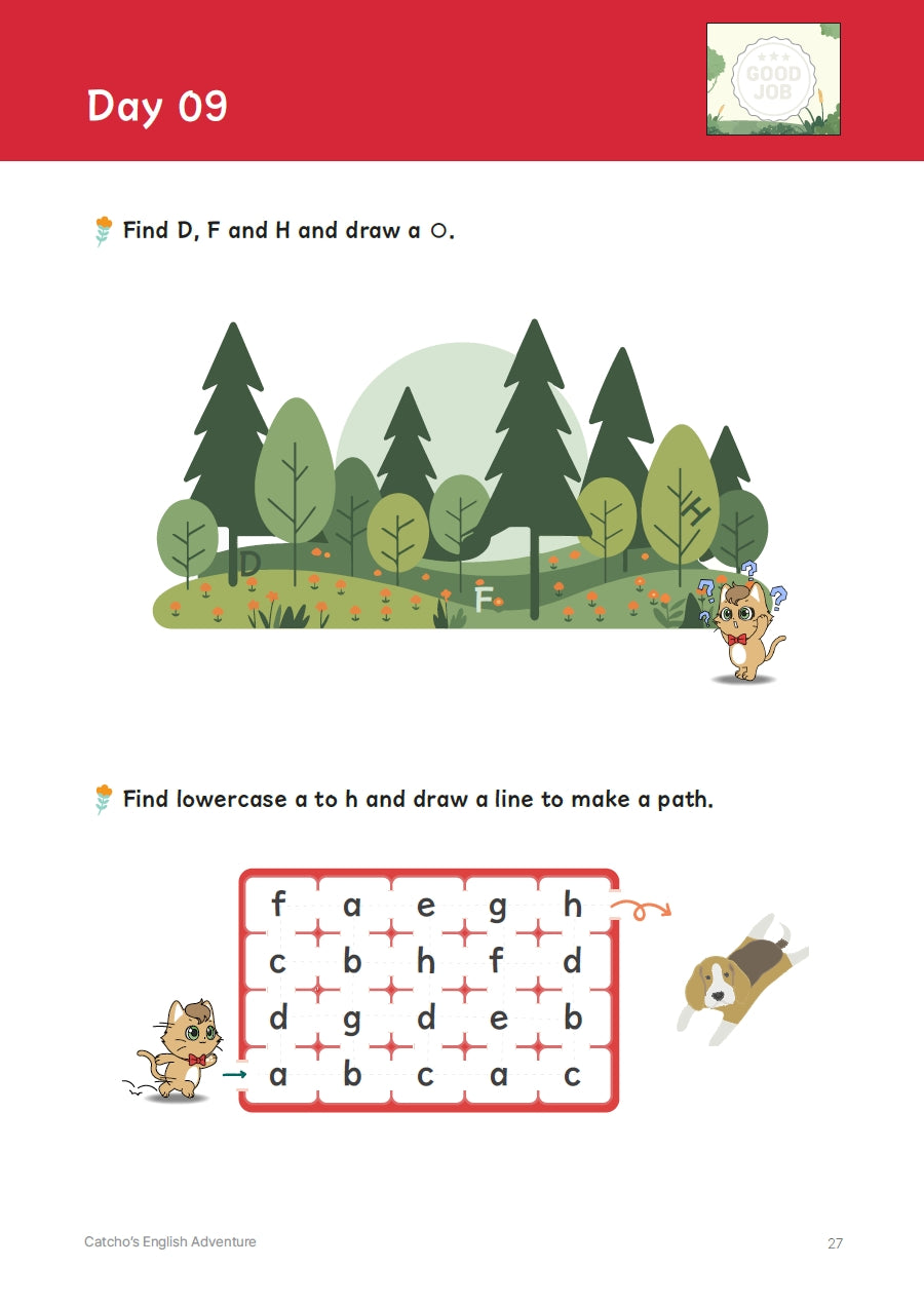 Catcho's English Adventure (Beginner) Pre-K to Kindergarten