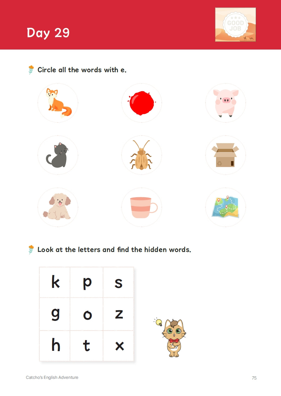 Catcho's English Adventure (Explorer) Pre-K to Kindergarten